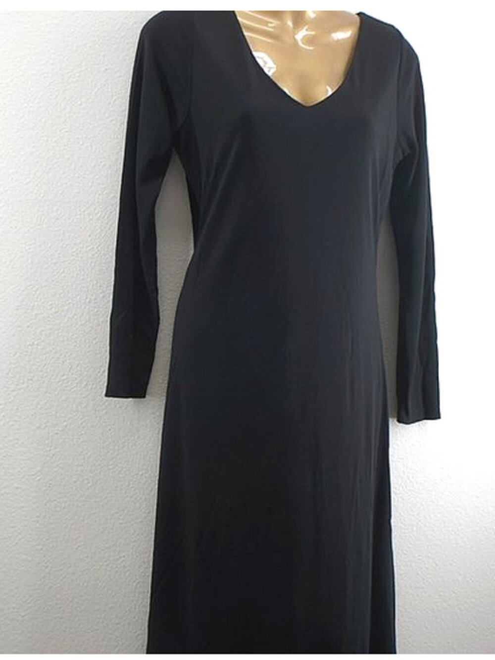 Lauren Ralph Lauren Black V-Neck Classic Dress size M